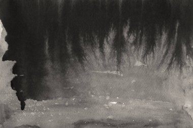 Kağıt arka plan üzerinde siyah mürekkep