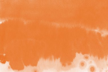 Kağıt arka plan üzerinde turuncu mürekkep