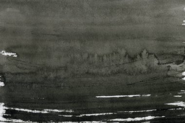 Kağıt arka plan üzerinde siyah mürekkep