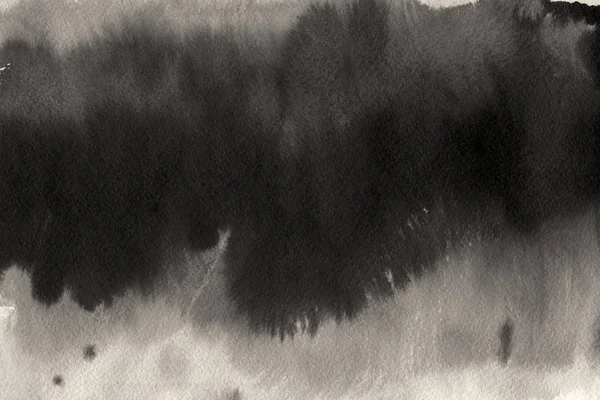 黒インク 紙の抽象的な背景 — ストック写真