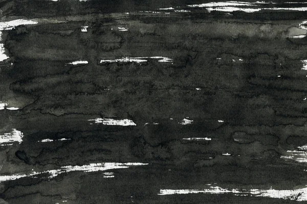 纸上的黑色墨水抽象背景 — 图库照片