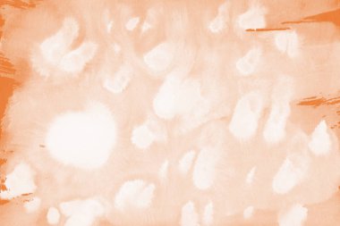 Kağıt arka plan üzerinde turuncu mürekkep