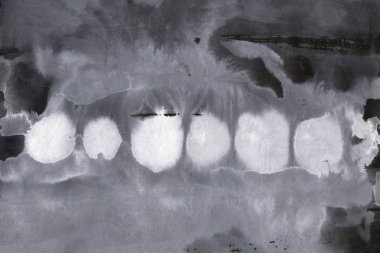 Kağıt arka plan üzerinde siyah mürekkep