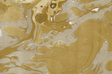 Mermer boya desenli altın soyut arkaplan