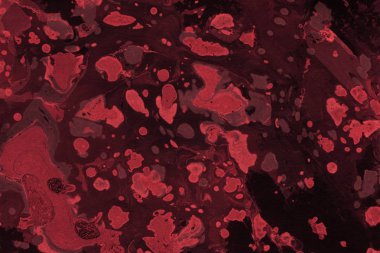 Boya desenli kırmızı mermer arkaplan