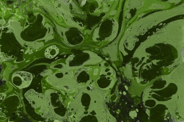 Yeşil mermer arka plan boya ile doku sıçramalarına