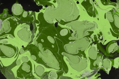 Yeşil mermer arka plan boya ile doku sıçramalarına