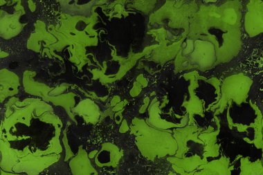 Yeşil mermer arka plan boya ile doku sıçramalarına