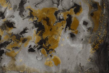 Mermer boya desenli altın soyut arkaplan