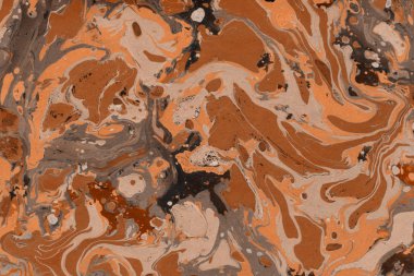 Turuncu mermer arka plan boya ile doku sıçramalarına