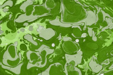 Yeşil mermer arka plan boya ile doku sıçramalarına