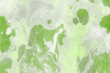 Yeşil mermer arka plan boya ile doku sıçramalarına
