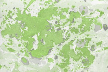 Yeşil mermer arka plan boya ile doku sıçramalarına