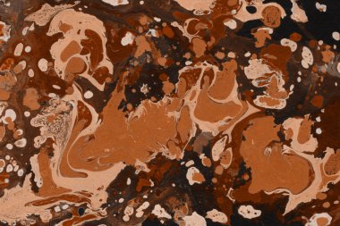 Turuncu mermer arka plan boya ile doku sıçramalarına