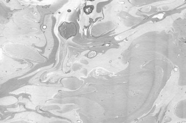 Gümüş arka plan mavi boya ile doku sıçramalarına