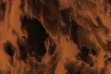 Turuncu mermer arka plan boya ile doku sıçramalarına