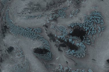 mavi arka plan boya ile doku sıçramalarına