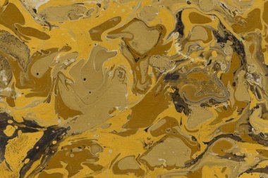 Mermer boya desenli altın soyut arkaplan