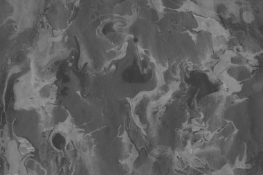 Gümüş arka plan mavi boya ile doku sıçramalarına