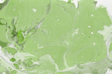 Yeşil mermer arka plan boya ile doku sıçramalarına