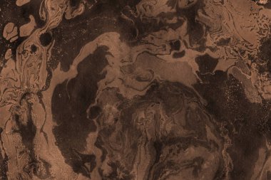 Turuncu mermer arka plan boya ile doku sıçramalarına