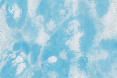 mavi arka plan boya ile doku sıçramalarına