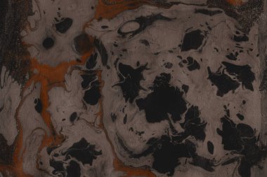 Turuncu mermer arka plan boya ile doku sıçramalarına