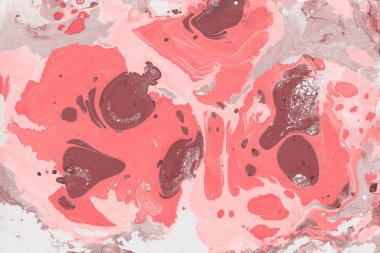 Boya desenli kırmızı mermer arkaplan