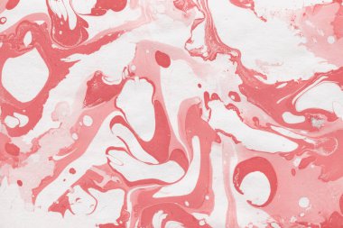 Boya desenli kırmızı mermer arkaplan