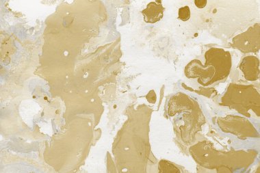 Mermer boya desenli altın soyut arkaplan