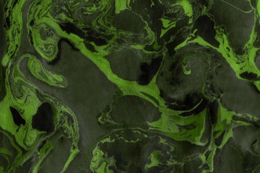 Yeşil mermer arka plan boya ile doku sıçramalarına