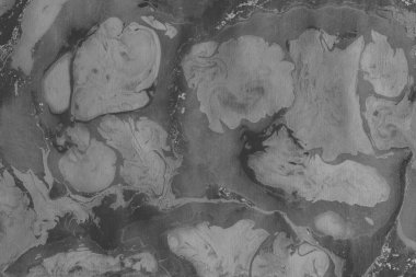 Gümüş arka plan mavi boya ile doku sıçramalarına