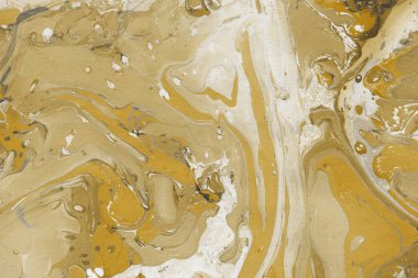 Mermer boya desenli altın soyut arkaplan