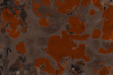 Turuncu mermer arka plan boya ile doku sıçramalarına