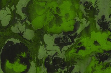 Yeşil mermer arka plan boya ile doku sıçramalarına