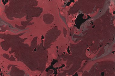 Boya desenli kırmızı mermer arkaplan