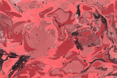 Boya desenli kırmızı mermer arkaplan