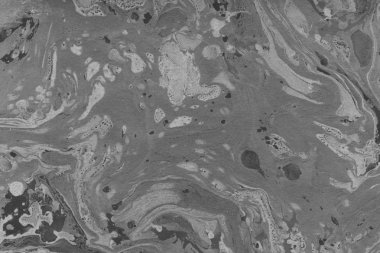 Gümüş arka plan mavi boya ile doku sıçramalarına