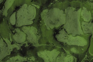 Yeşil mermer arka plan boya ile doku sıçramalarına