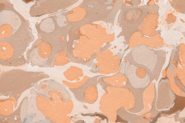 Turuncu mermer arka plan boya ile doku sıçramalarına