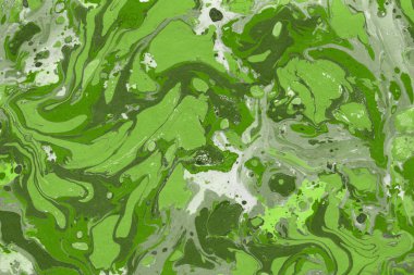 Yeşil mermer arka plan boya ile doku sıçramalarına