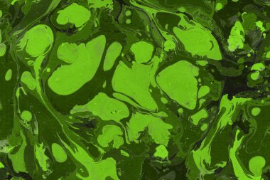 Yeşil mermer arka plan boya ile doku sıçramalarına