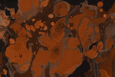 Turuncu mermer arka plan boya ile doku sıçramalarına