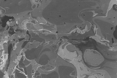 Gümüş arka plan mavi boya ile doku sıçramalarına