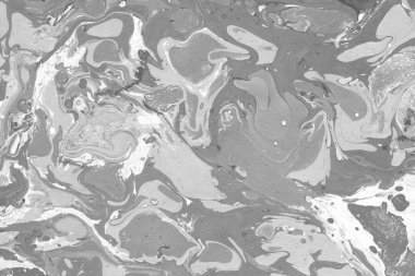 Gümüş arka plan mavi boya ile doku sıçramalarına