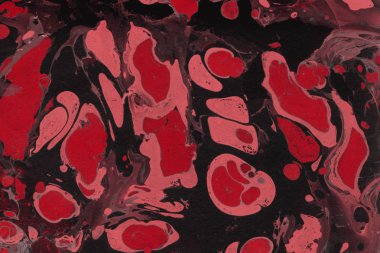 Boya desenli kırmızı mermer arkaplan