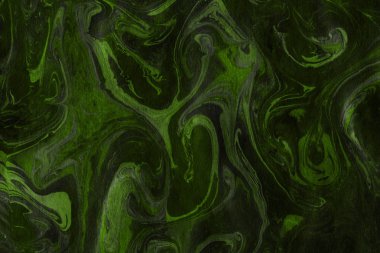 Yeşil mermer arka plan boya ile doku sıçramalarına