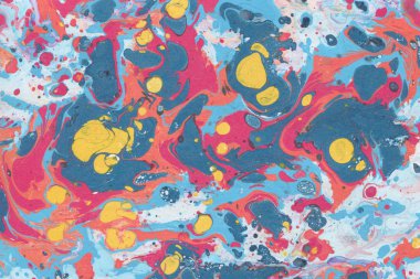 Boyalı çok renkli arkaplan desen sıçratır