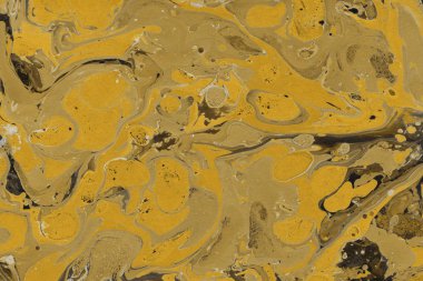 Mermer boya desenli altın soyut arkaplan