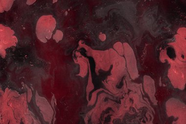 Boya desenli kırmızı mermer arkaplan